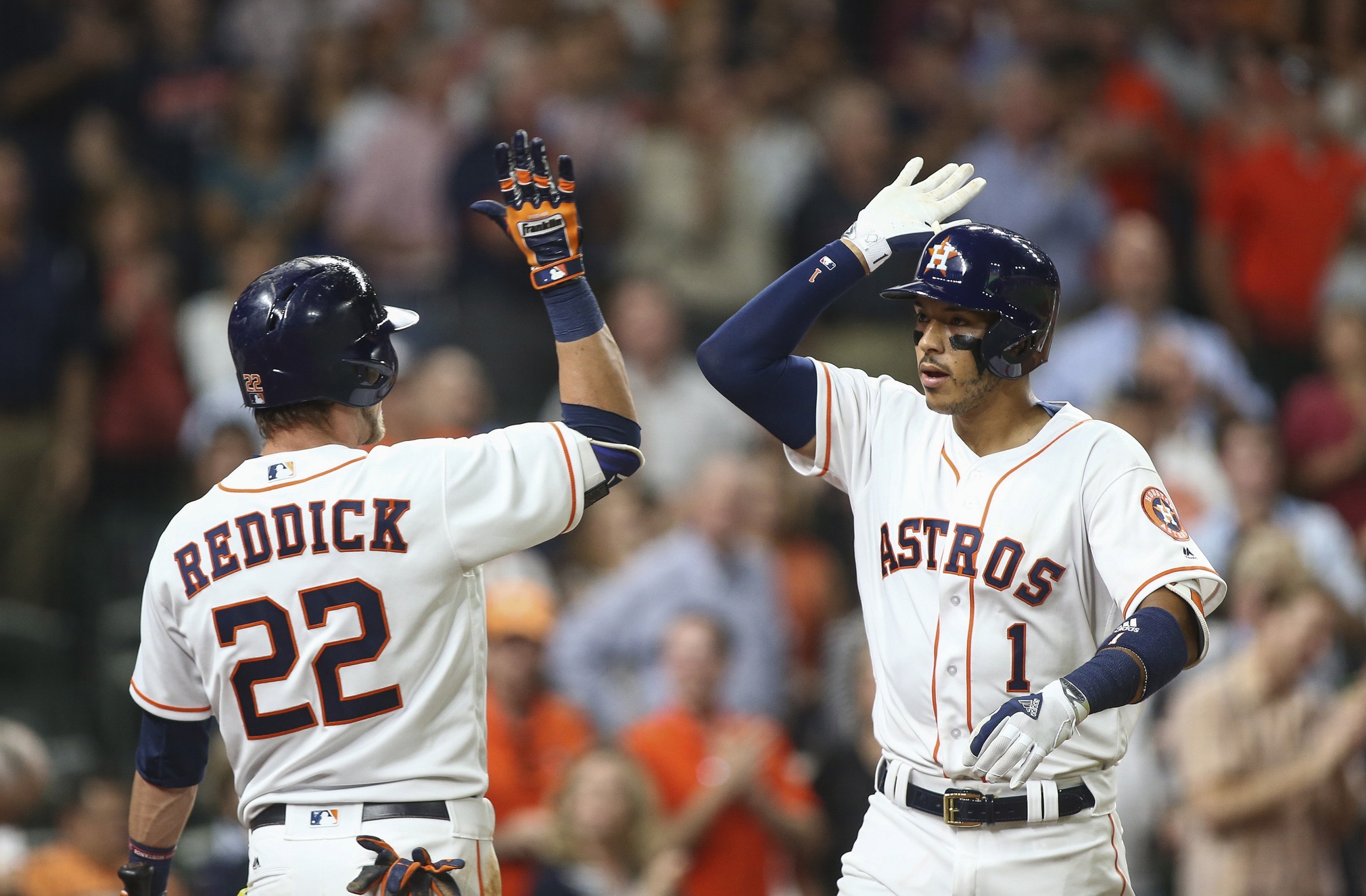 Carlos Correa and Josh Reddick