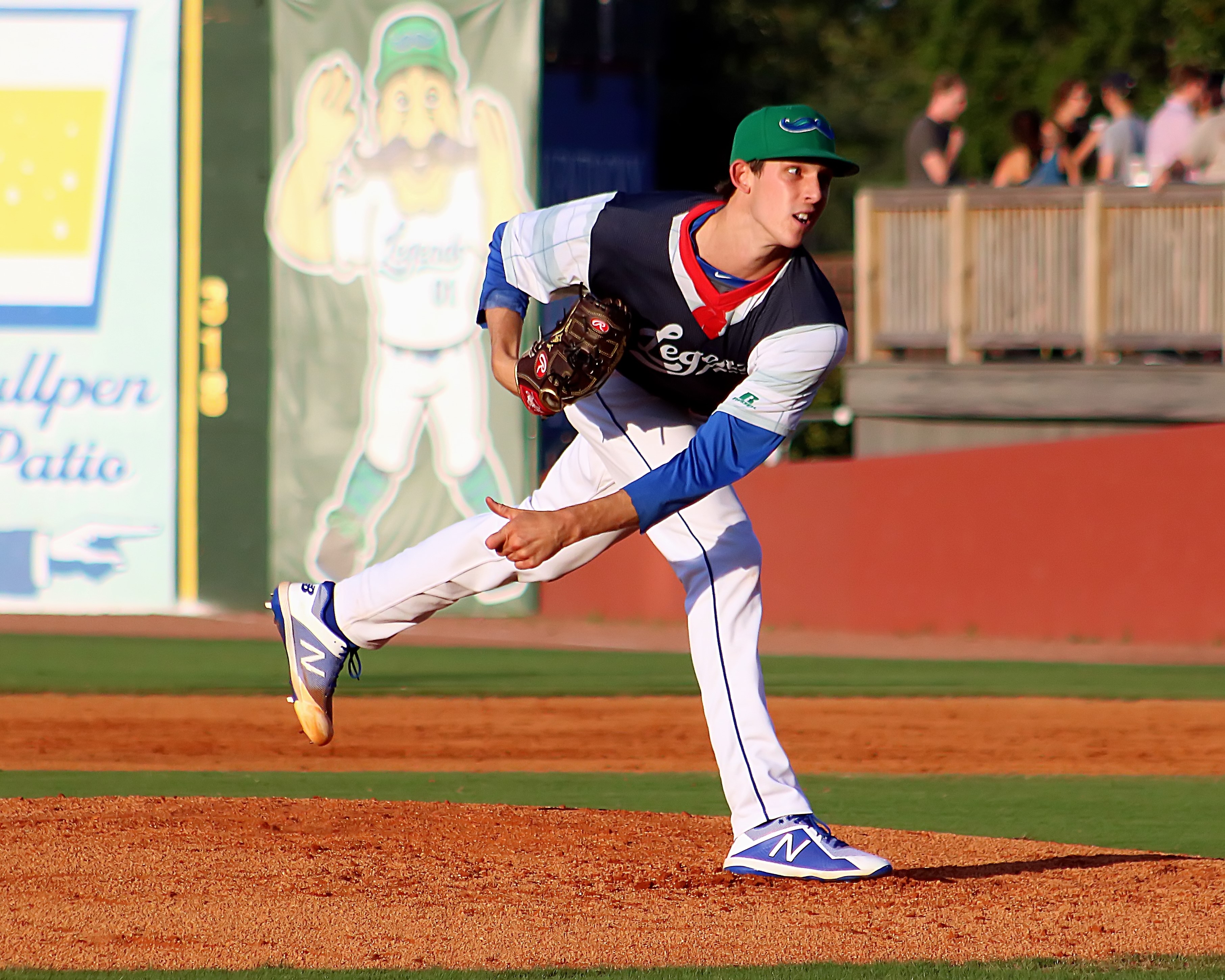 Lynch on the hill vs. West Virginia; July 19th, at Lexington. (Photo: Clinton Riddle)